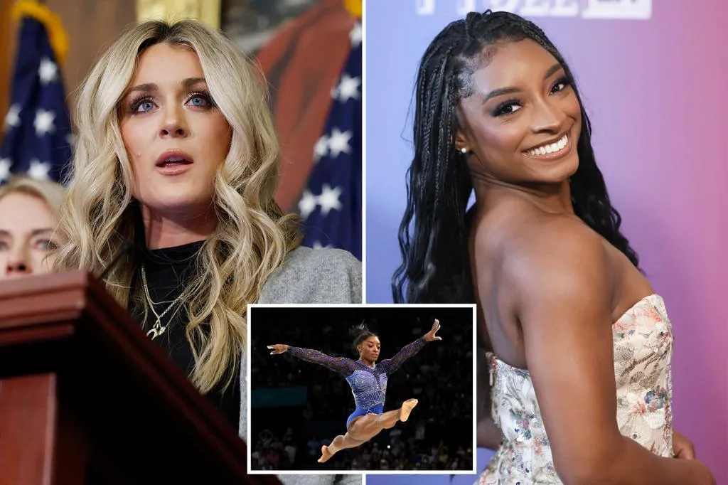 "Simone Biles 'membakar habis warisannya' dengan unggahan atlet transgender: Riley Gaines"